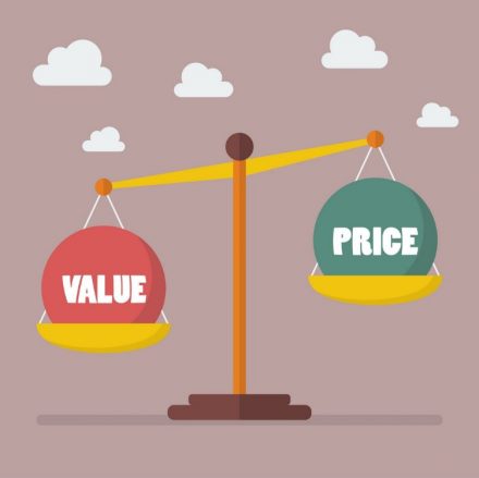 Value vs Price Scale