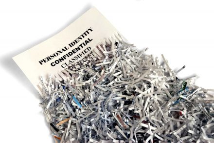 shredded documents