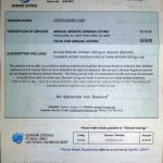 Front of Domain Listings scam letter