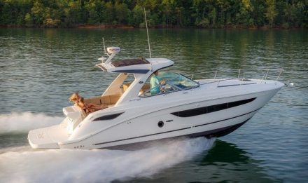 speedboat on the water